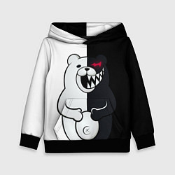 Толстовка-худи детская MONOKUMA, цвет: 3D-черный