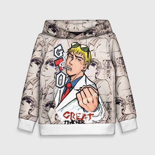 Детская толстовка GTO Онидзука / 3D-Белый – фото 1