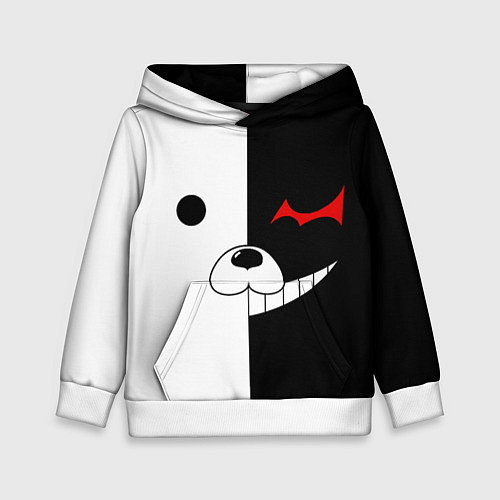 Детская толстовка Monokuma / 3D-Белый – фото 1