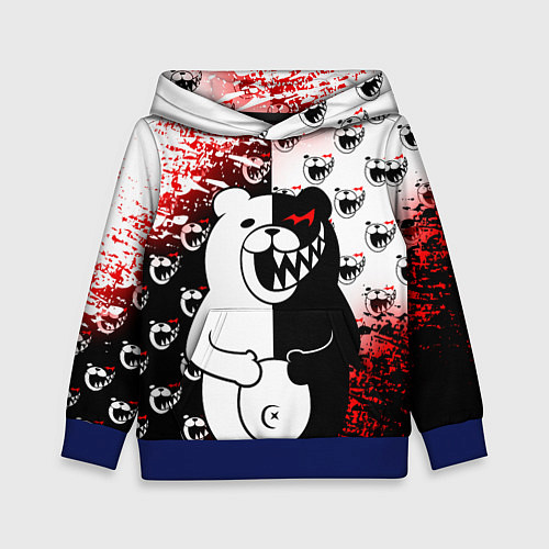 Детская толстовка MONOKUMA / 3D-Синий – фото 1