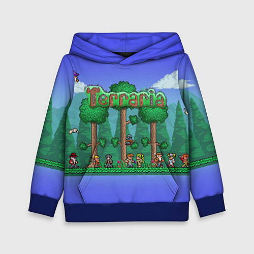 Детская толстовка Terraria / 3D-Синий – фото 1