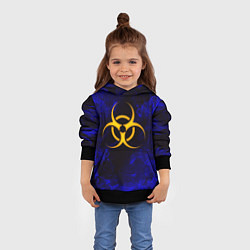 Толстовка-худи детская BIOHAZARD, цвет: 3D-черный — фото 2