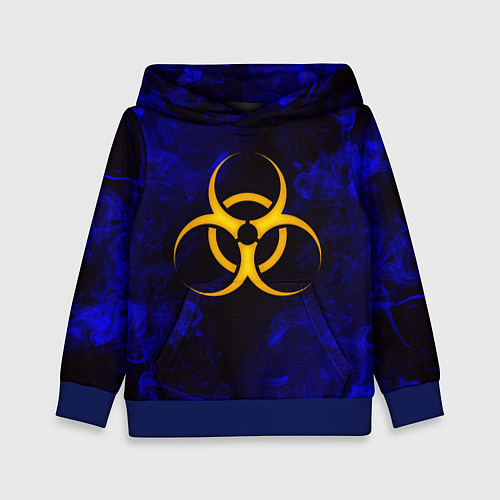 Детская толстовка BIOHAZARD / 3D-Синий – фото 1