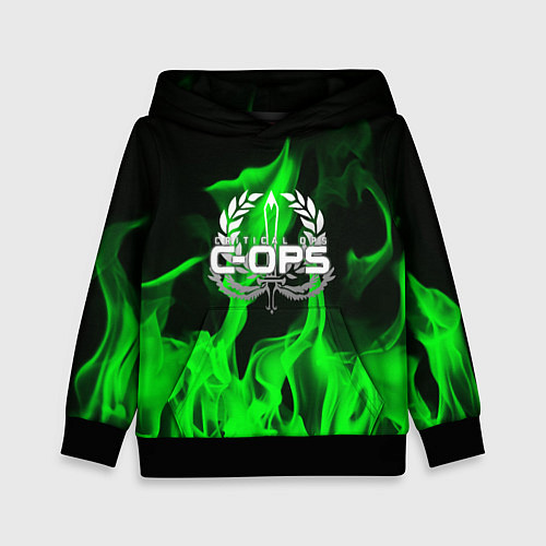 Детская толстовка C-OPSCRITICAL OPS / 3D-Черный – фото 1