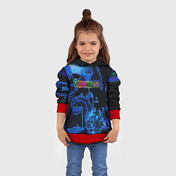 Толстовка-худи детская Terraria, цвет: 3D-красный — фото 2