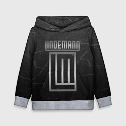 Толстовка-худи детская LINDEMANN, цвет: 3D-меланж