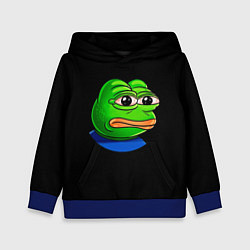 Толстовка-худи детская Frog, цвет: 3D-синий
