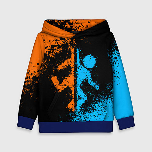 Детская толстовка PORTAL / 3D-Синий – фото 1