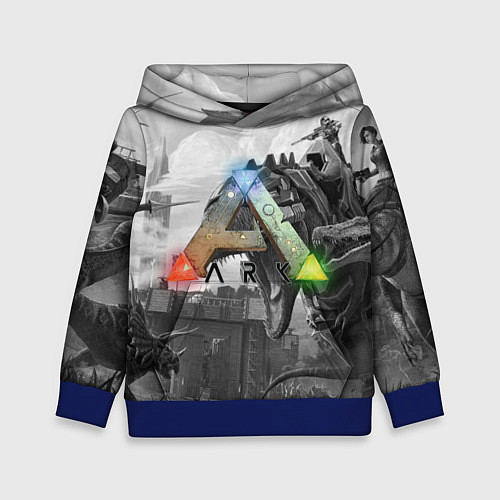 Детская толстовка Ark Survival Evolved / 3D-Синий – фото 1