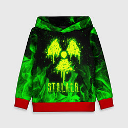 Толстовка-худи детская STALKER 2, цвет: 3D-красный
