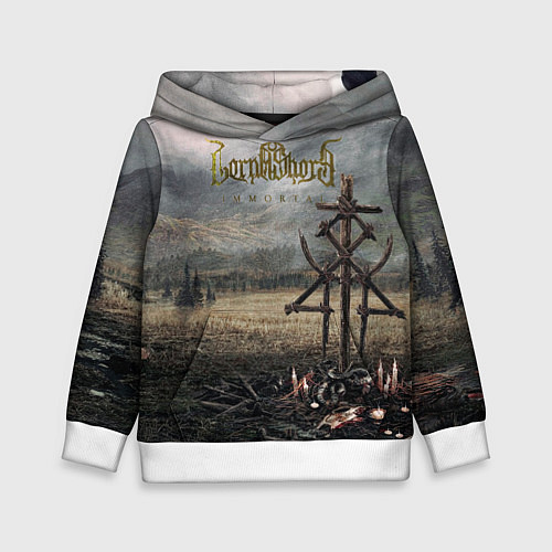 Детская толстовка Lorna Shore - Immortal / 3D-Белый – фото 1