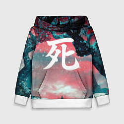 Толстовка-худи детская Sekiro shadows die twice, цвет: 3D-белый