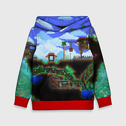 Толстовка-худи детская TERRARIA EXCLUSIVE, цвет: 3D-красный