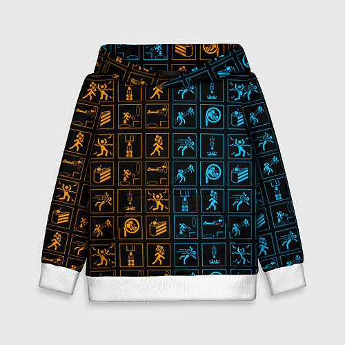 Детская толстовка PORTAL / 3D-Белый – фото 1