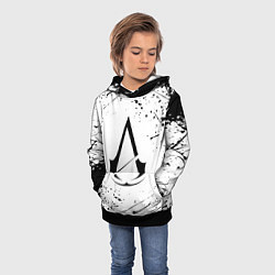 Толстовка-худи детская ASSASSINS CREED, цвет: 3D-черный — фото 2