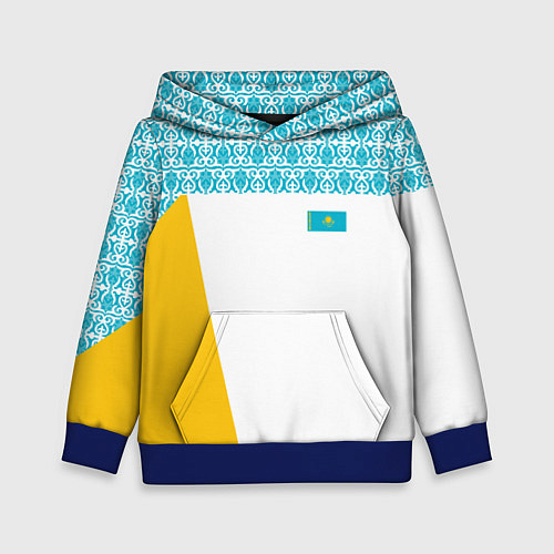 Детская толстовка Казахстан Форма / 3D-Синий – фото 1
