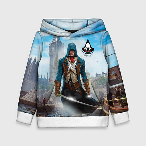 Детская толстовка Assasin's creed / 3D-Белый – фото 1