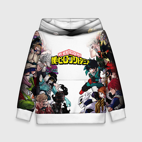 Детская толстовка My Hero Academia противостояние / 3D-Белый – фото 1