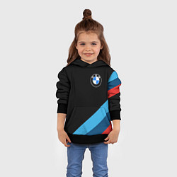 Толстовка-худи детская BMW, цвет: 3D-черный — фото 2