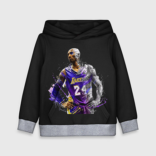 Детская толстовка Kobe Bryant / 3D-Меланж – фото 1