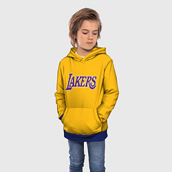 Толстовка-худи детская Kobe Bryant, цвет: 3D-синий — фото 2