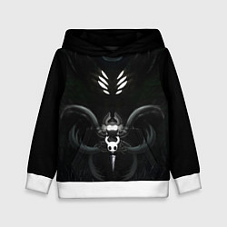 Толстовка-худи детская Hollow Knight, цвет: 3D-белый