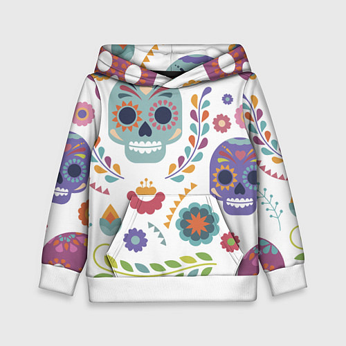 Детская толстовка Мексиканские мотивы / 3D-Белый – фото 1