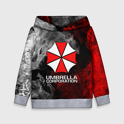 Детская толстовка UMBRELLA CORP / 3D-Меланж – фото 1