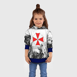 Толстовка-худи детская UMBRELLA CORP, цвет: 3D-синий — фото 2