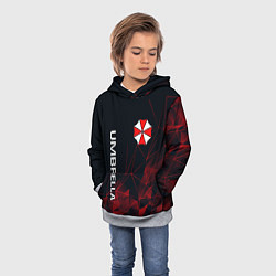 Толстовка-худи детская UMBRELLA CORP, цвет: 3D-меланж — фото 2