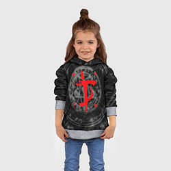 Толстовка-худи детская DOOM, цвет: 3D-меланж — фото 2