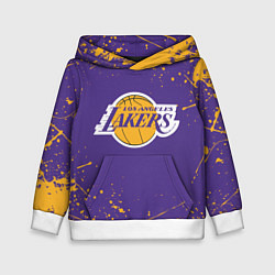 Толстовка-худи детская LA LAKERS, цвет: 3D-белый