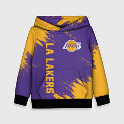 Толстовка-худи детская LA LAKERS, цвет: 3D-черный