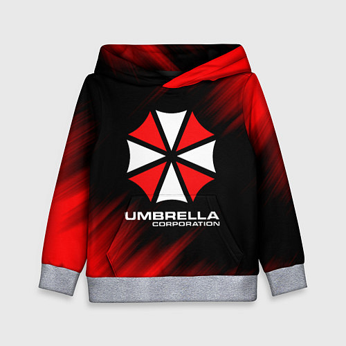 Детская толстовка Umbrella Corporation / 3D-Меланж – фото 1