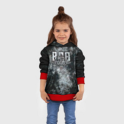 Толстовка-худи детская ВДВ, цвет: 3D-красный — фото 2