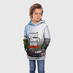 Толстовка-худи детская GTA Online, цвет: 3D-меланж — фото 2