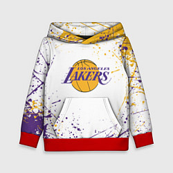 Толстовка-худи детская LA LAKERS, цвет: 3D-красный