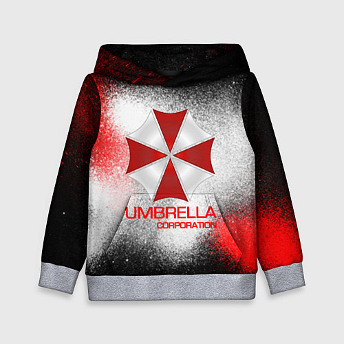 Детская толстовка UMBRELLA CORP / 3D-Меланж – фото 1