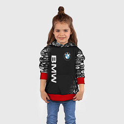 Толстовка-худи детская BMW, цвет: 3D-красный — фото 2