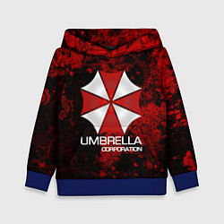 Толстовка-худи детская UMBRELLA CORP, цвет: 3D-синий