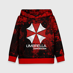 Толстовка-худи детская UMBRELLA CORP, цвет: 3D-красный