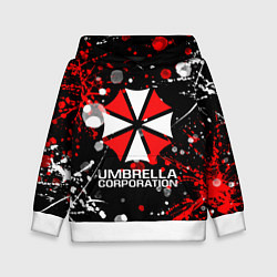 Толстовка-худи детская UMBRELLA CORPORATION, цвет: 3D-белый