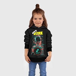 Толстовка-худи детская Lets Rock, цвет: 3D-черный — фото 2