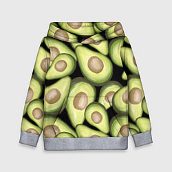 Детская толстовка Avocado background
