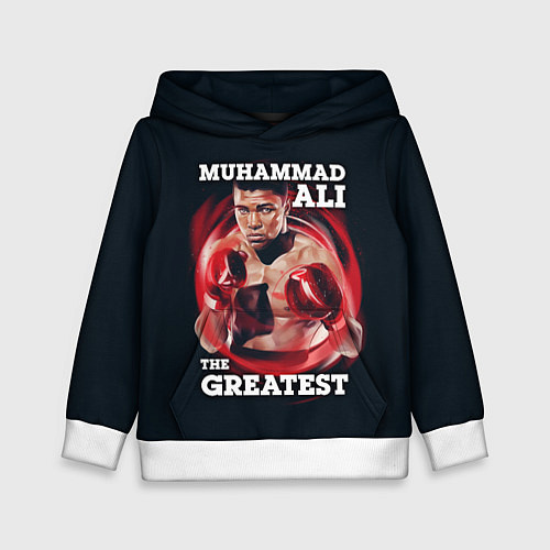 Детская толстовка Muhammad Ali / 3D-Белый – фото 1