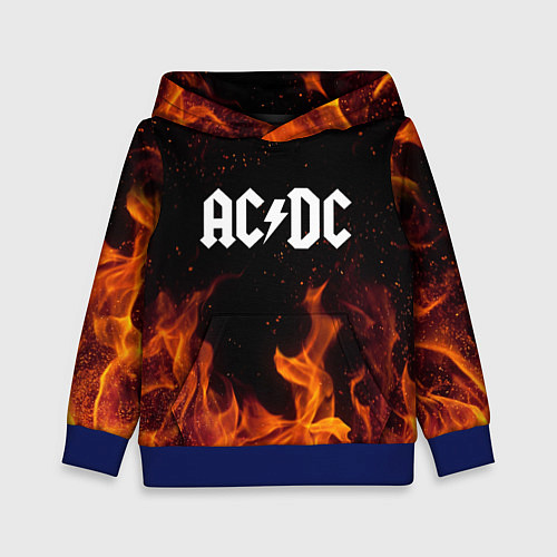 Детская толстовка AC DC / 3D-Синий – фото 1