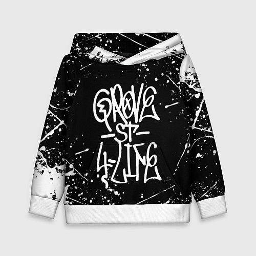 Детская толстовка GROVE STREET GTA / 3D-Белый – фото 1
