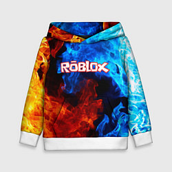 Толстовка-худи детская ROBLOX, цвет: 3D-белый