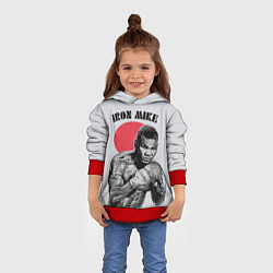 Толстовка-худи детская Iron Mike, цвет: 3D-красный — фото 2
