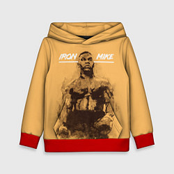 Толстовка-худи детская Iron Mike, цвет: 3D-красный